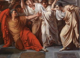 'The Death of Julius Caesar' by Vincenzo Camuccini
